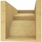 Ekena Millwork 8"W x 16"D x 8"H Wide Monterey Rough Cedar Woodgrain TimberThane Corbel, Primed Tan CORUR08X16X08MONRCPR - alternate 2